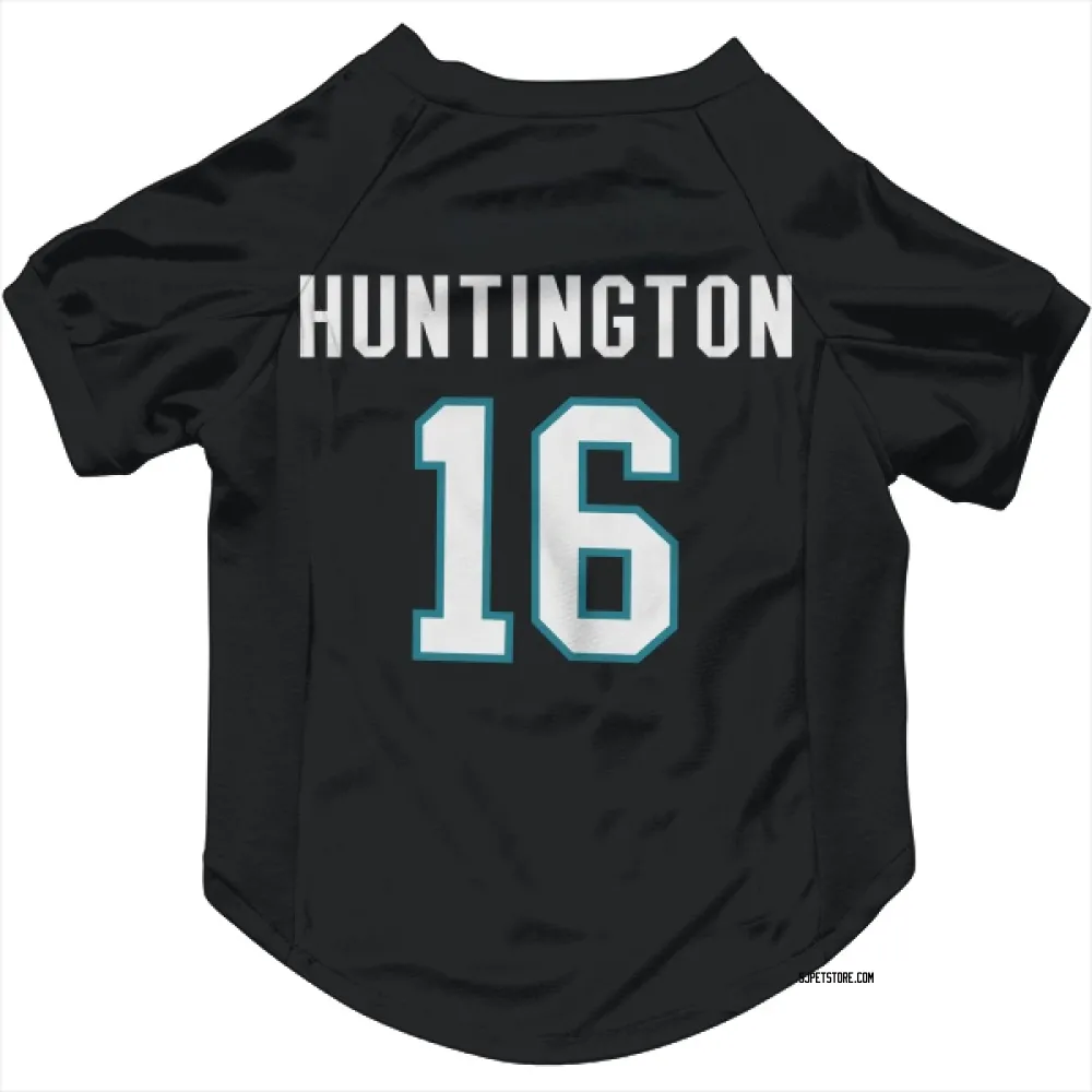 San Jose Sharks Jimmy Huntington Black Pet Jersey for Dog & Cat