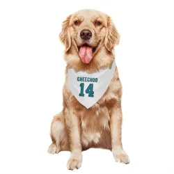 San Jose Sharks Jonathan Cheechoo White Pet Bandana for Dog & Cat