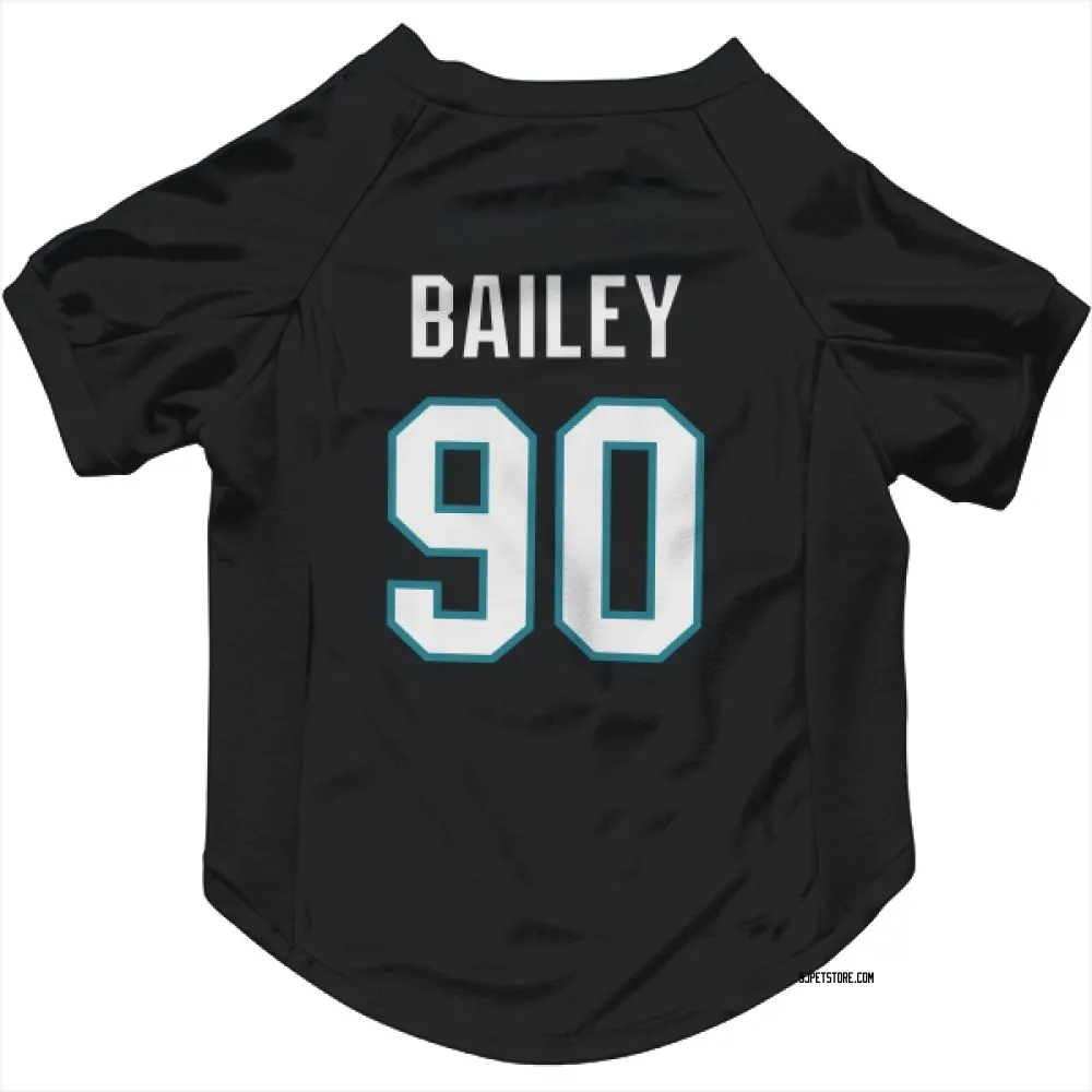 San Jose Sharks Justin Bailey Black Pet Jersey for Dog & Cat