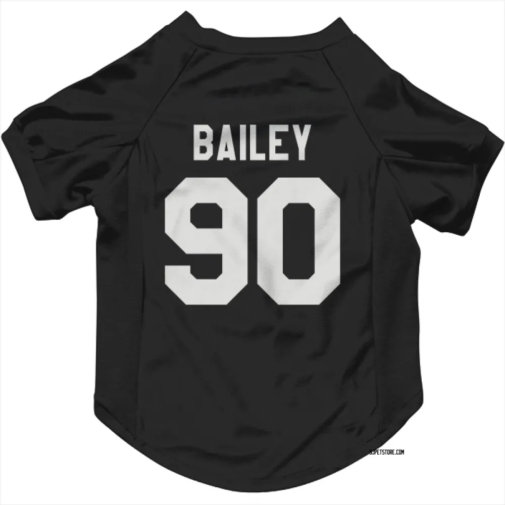 San Jose Sharks Justin Bailey Black White Pet Jersey for Dog & Cat