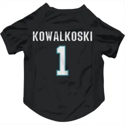 San Jose Sharks Justin Kowalkoski Black Pet Jersey for Dog & Cat