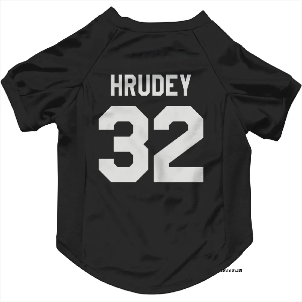 San Jose Sharks Kelly Hrudey Black White Pet Jersey for Dog & Cat