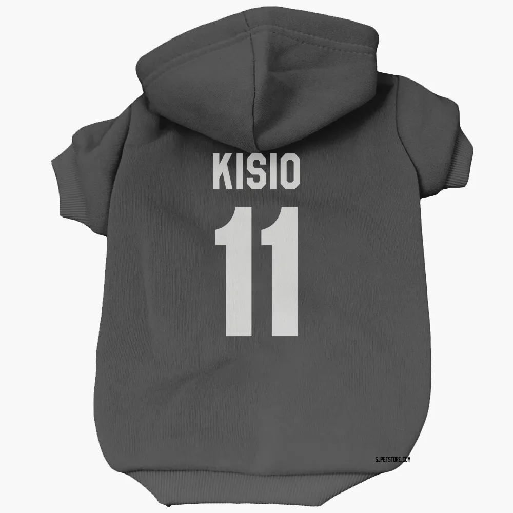 San Jose Sharks Kelly Kisio Black White Pet Hoodie for Dog & Cat