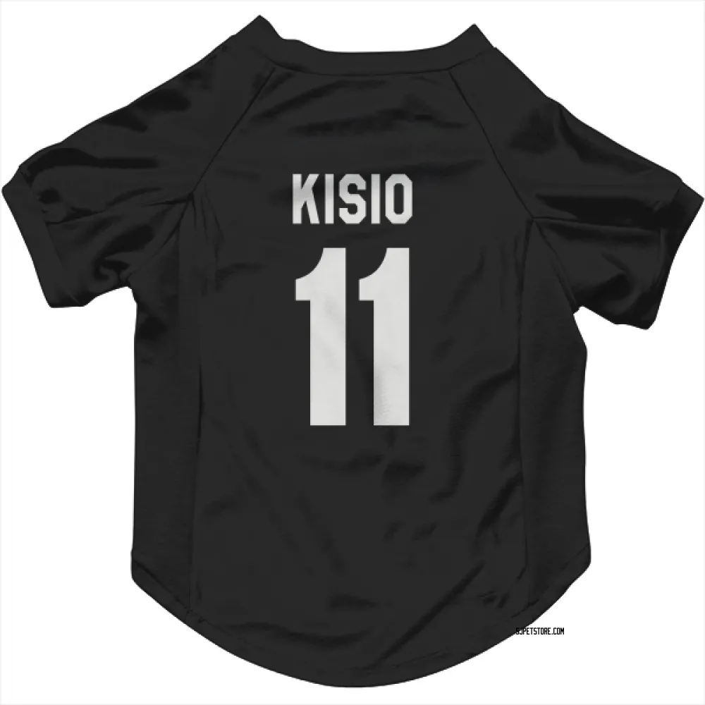 San Jose Sharks Kelly Kisio Black White Pet Jersey for Dog & Cat