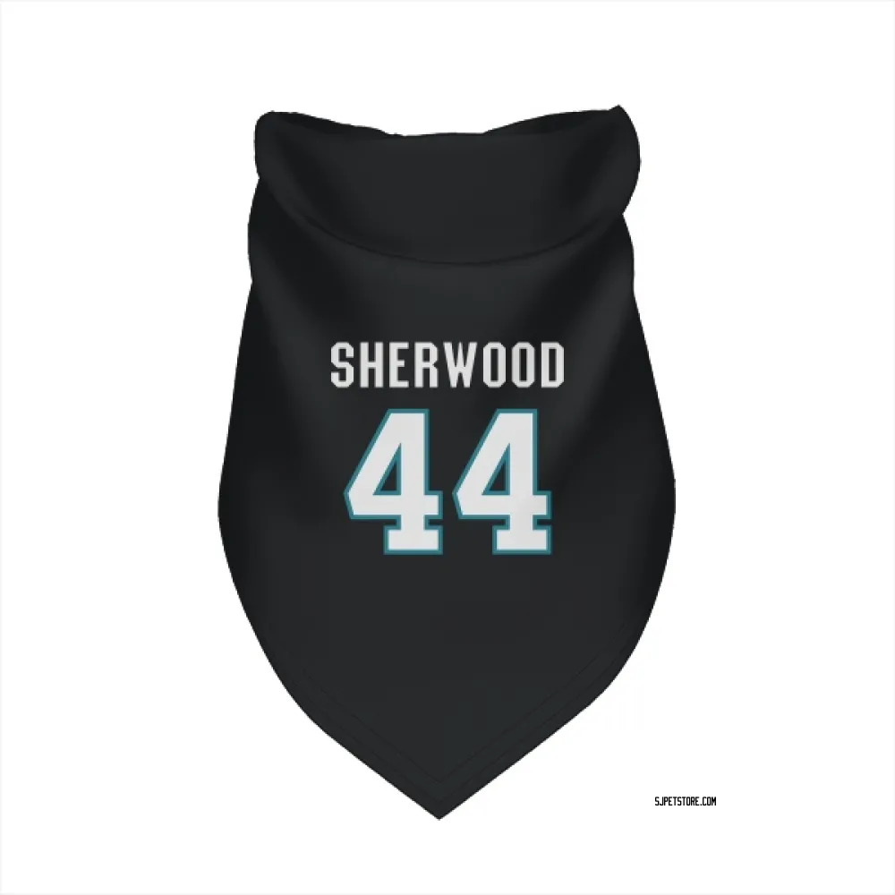 San Jose Sharks Kiefer Sherwood Black Pet Bandana for Dog & Cat