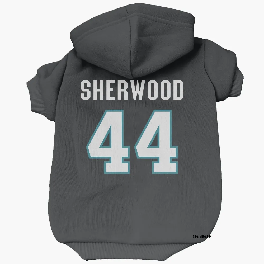 San Jose Sharks Kiefer Sherwood Black Pet Hoodie for Dog & Cat