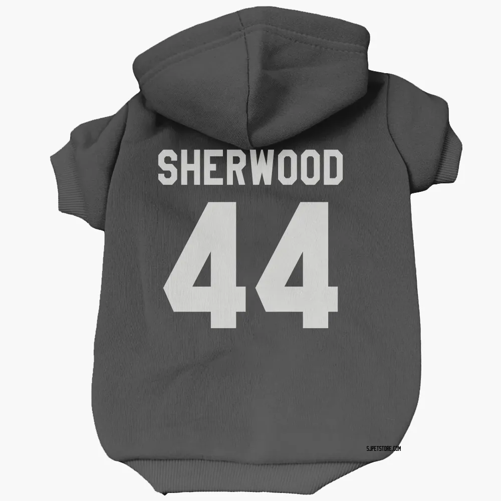 San Jose Sharks Kiefer Sherwood Black White Pet Hoodie for Dog & Cat