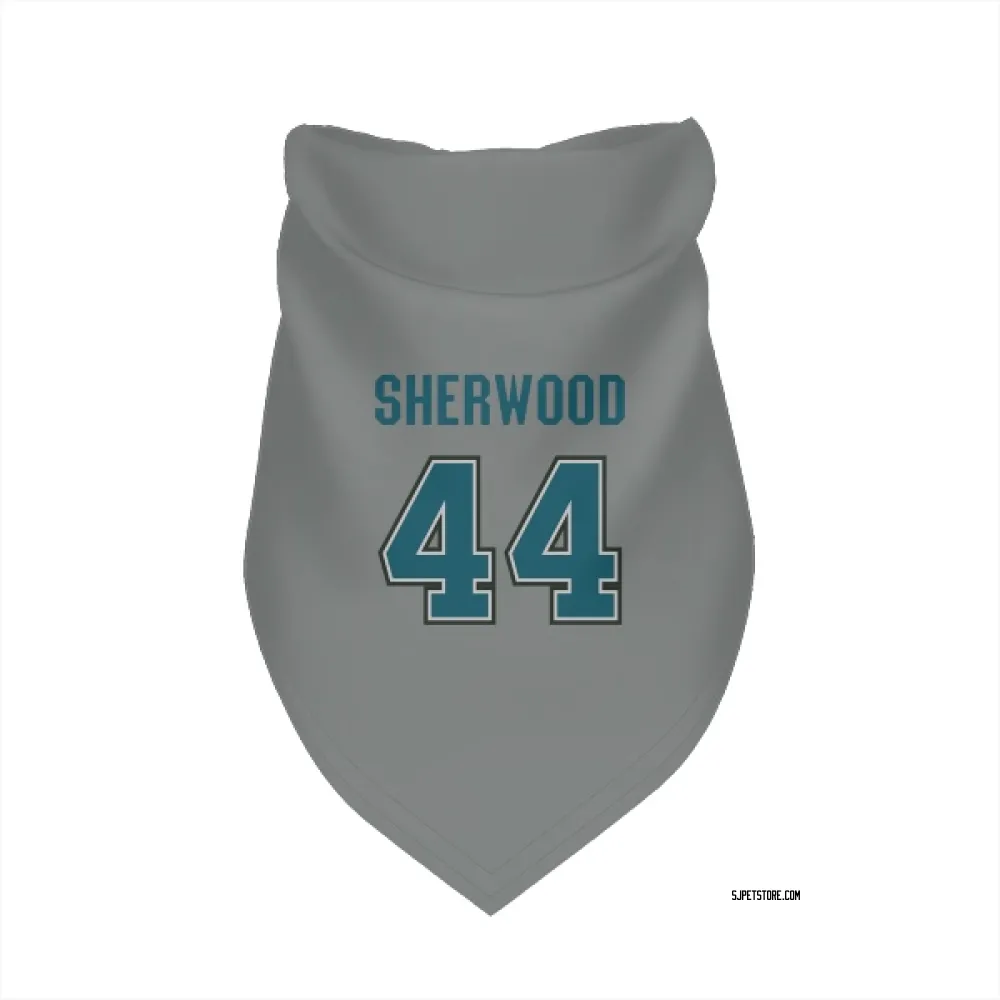 San Jose Sharks Kiefer Sherwood Gray Pet Bandana for Dog & Cat