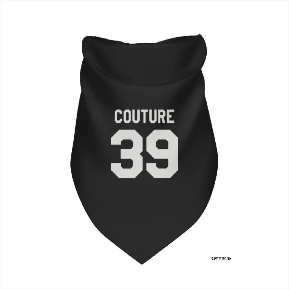 San Jose Sharks Logan Couture Black White Pet Bandana for Dog & Cat