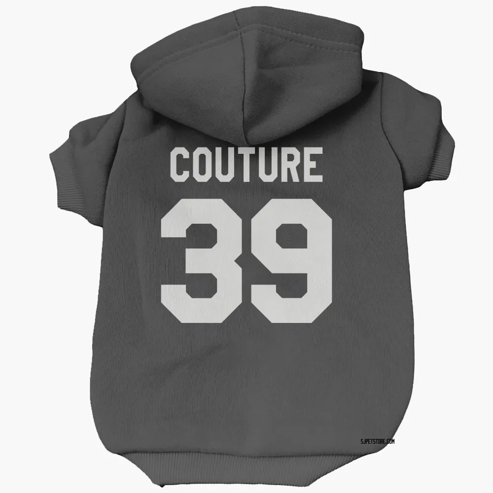 San Jose Sharks Logan Couture Black White Pet Hoodie for Dog & Cat