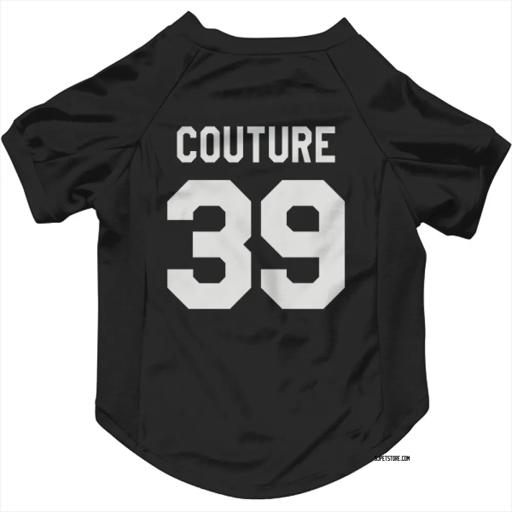 San Jose Sharks Logan Couture Black White Pet Jersey for Dog & Cat