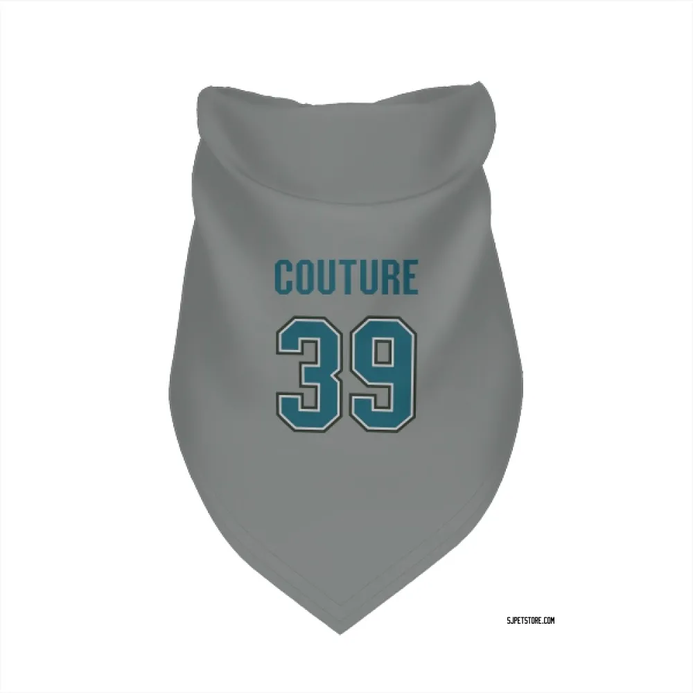 San Jose Sharks Logan Couture Gray Pet Bandana for Dog & Cat