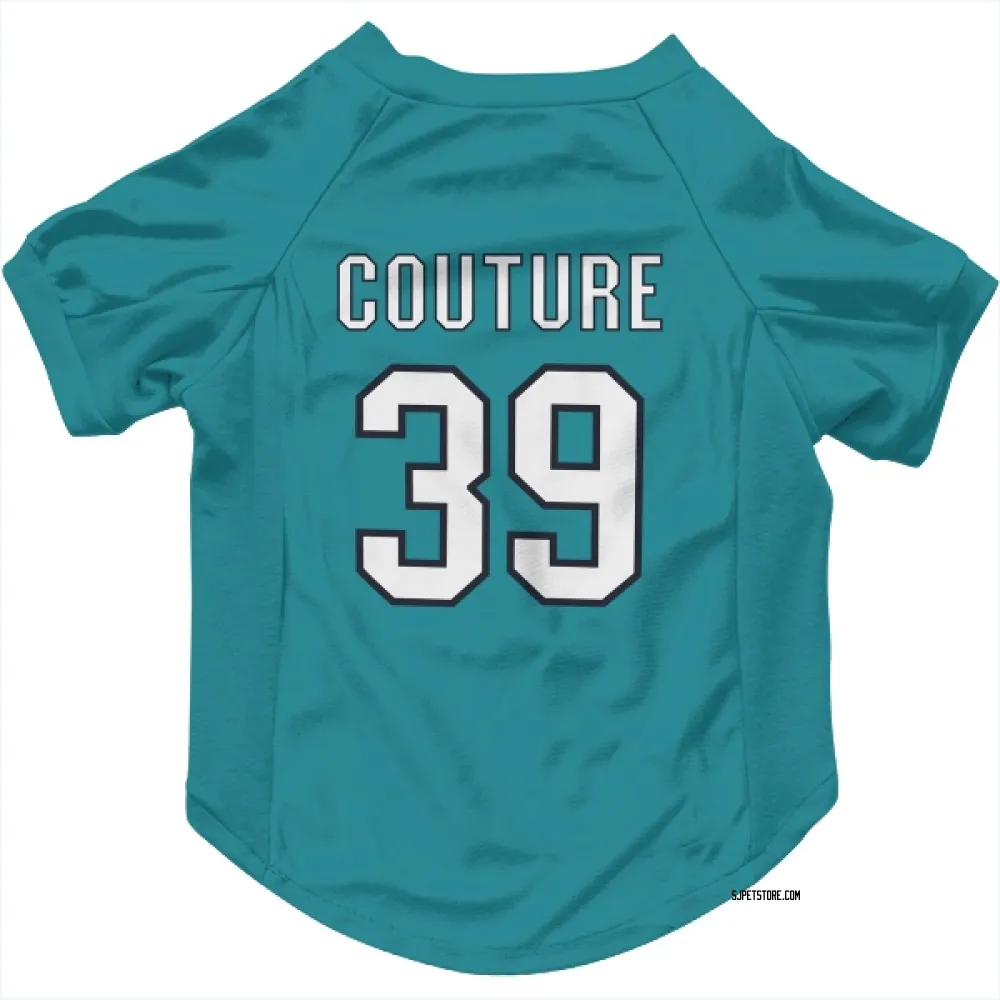 San Jose Sharks Logan Couture Teal Pet Jersey for Dog & Cat