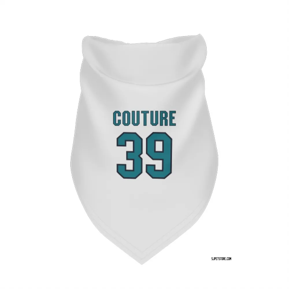 San Jose Sharks Logan Couture White Pet Bandana for Dog & Cat