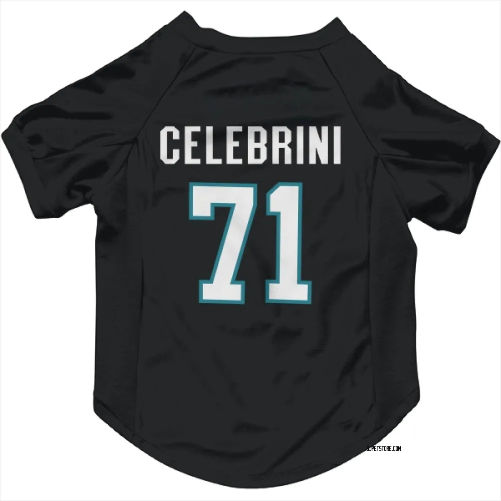 San Jose Sharks Macklin Celebrini Black Pet Jersey for Dog & Cat