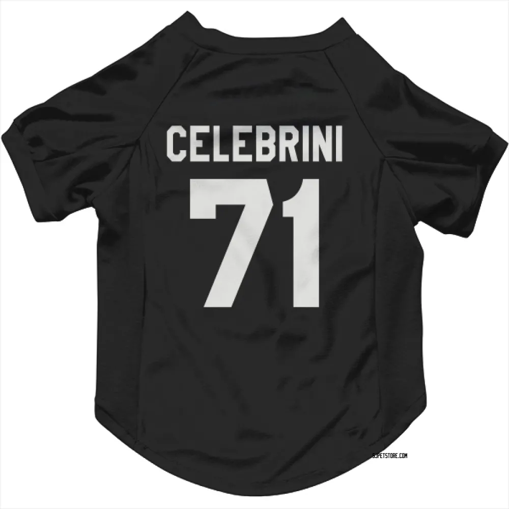 San Jose Sharks Macklin Celebrini Black White Pet Jersey for Dog & Cat