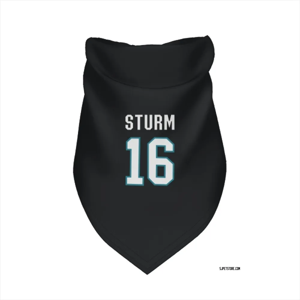 San Jose Sharks Marco Sturm Black Pet Bandana for Dog & Cat