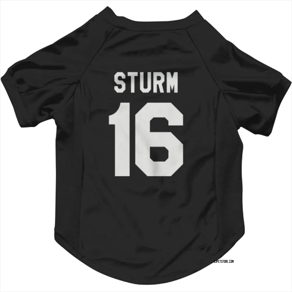 San Jose Sharks Marco Sturm Black White Pet Jersey for Dog & Cat