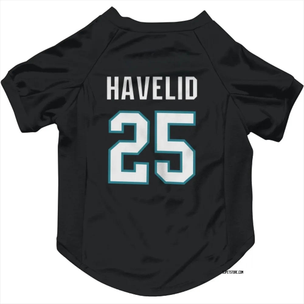 San Jose Sharks Mattias Havelid Black Pet Jersey for Dog & Cat