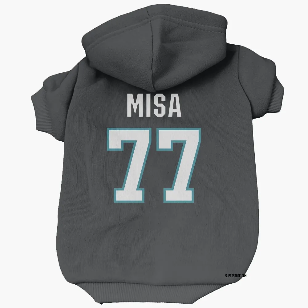 San Jose Sharks Michael Misa Black Pet Hoodie for Dog & Cat