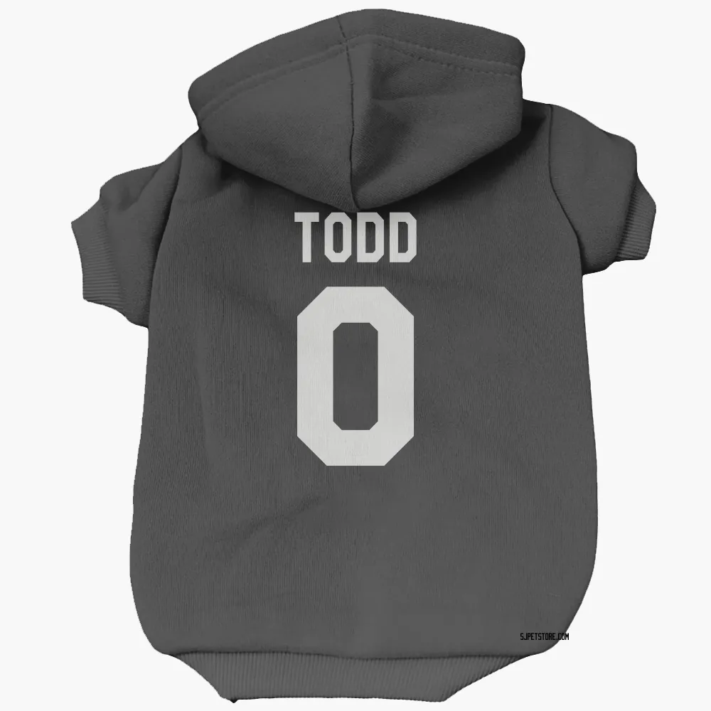 San Jose Sharks Nathan Todd Black White Pet Hoodie for Dog & Cat