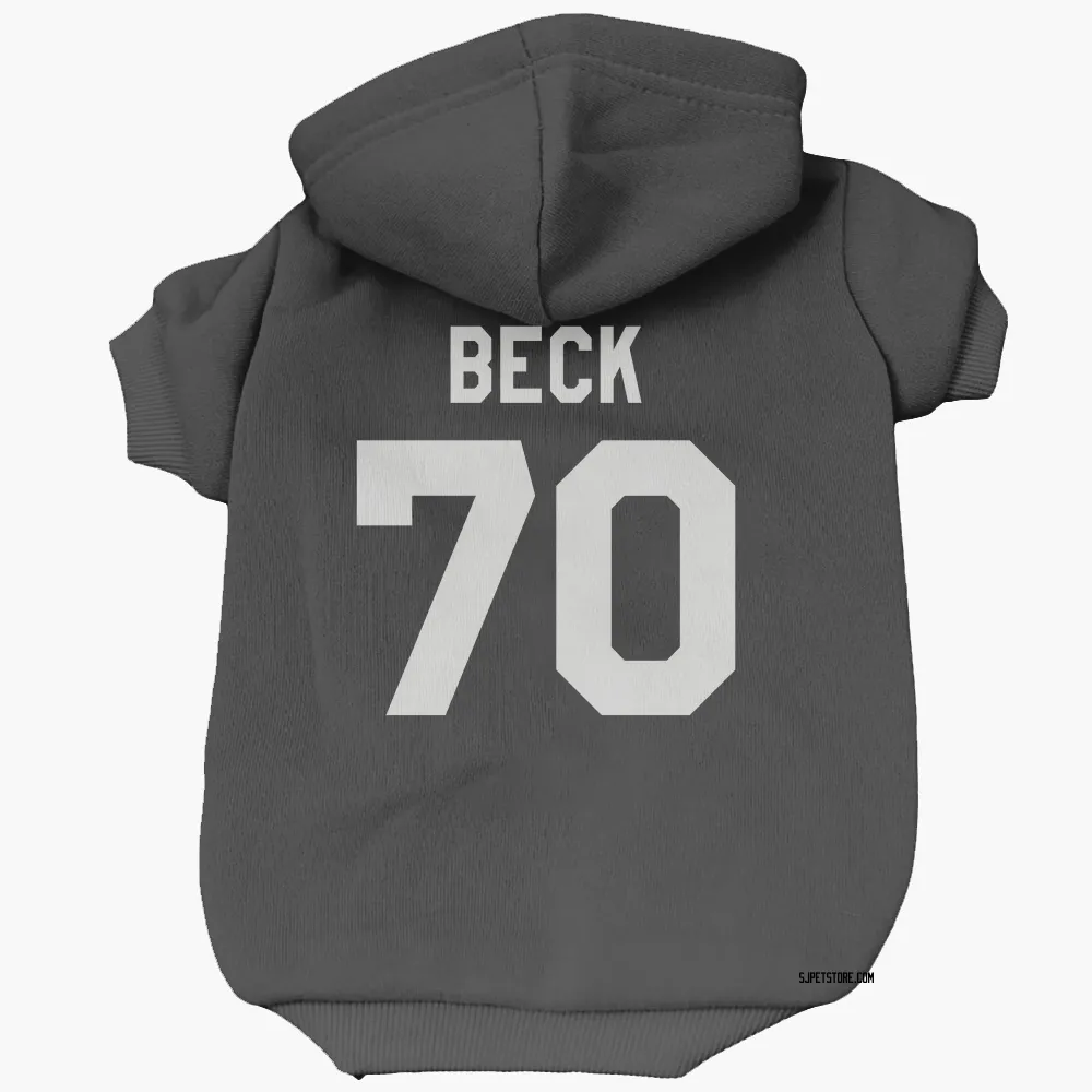 San Jose Sharks Noah Beck Black White Pet Hoodie for Dog & Cat