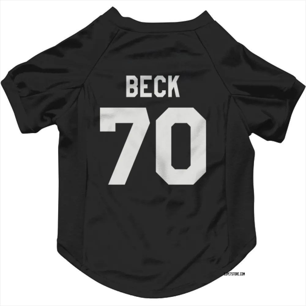 San Jose Sharks Noah Beck Black White Pet Jersey for Dog & Cat