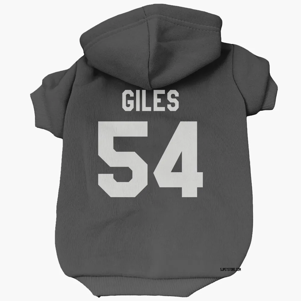 San Jose Sharks Patrick Giles Black White Pet Hoodie for Dog & Cat