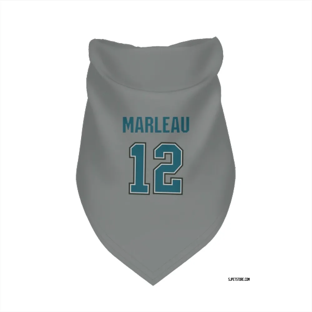 San Jose Sharks Patrick Marleau Gray Pet Bandana for Dog & Cat
