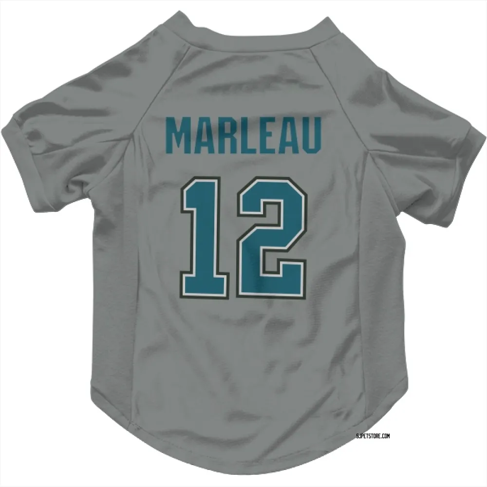 San Jose Sharks Patrick Marleau Gray Pet Jersey for Dog & Cat
