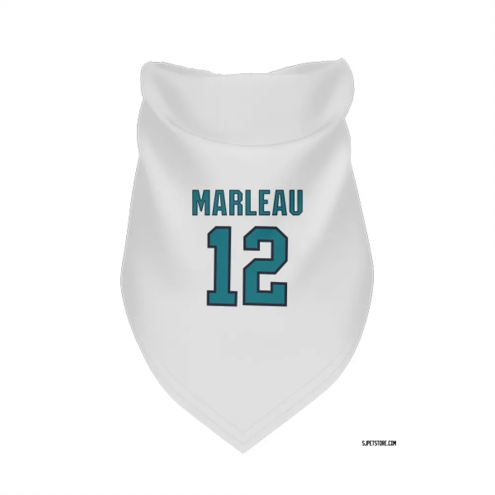 San Jose Sharks Patrick Marleau White Pet Bandana for Dog & Cat