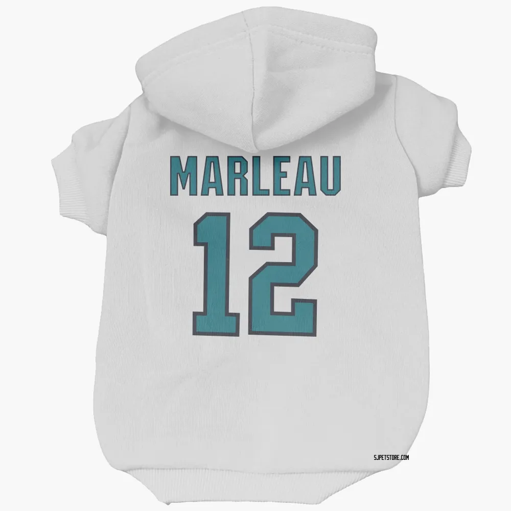 San Jose Sharks Patrick Marleau White Pet Hoodie for Dog & Cat
