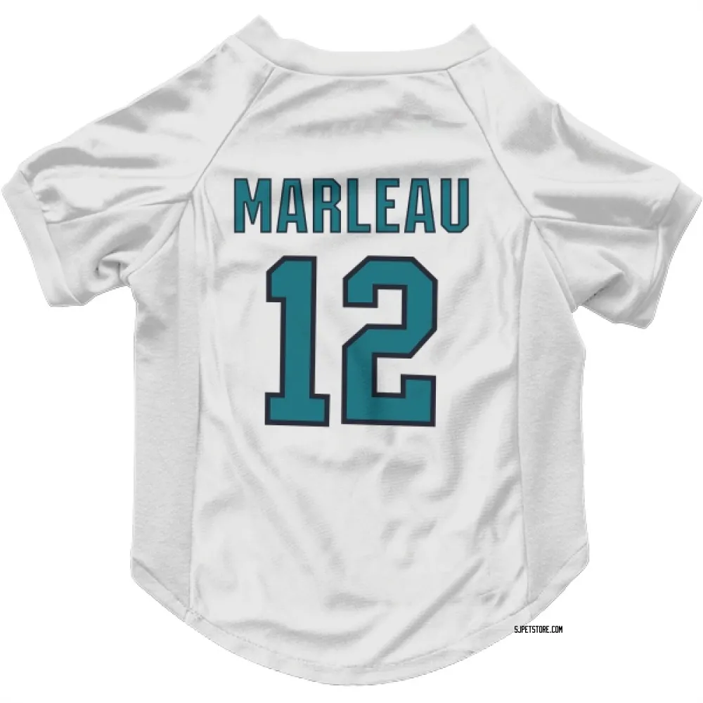 San Jose Sharks Patrick Marleau White Pet Jersey for Dog & Cat