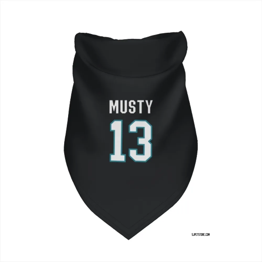 San Jose Sharks Quentin Musty Black Pet Bandana for Dog & Cat