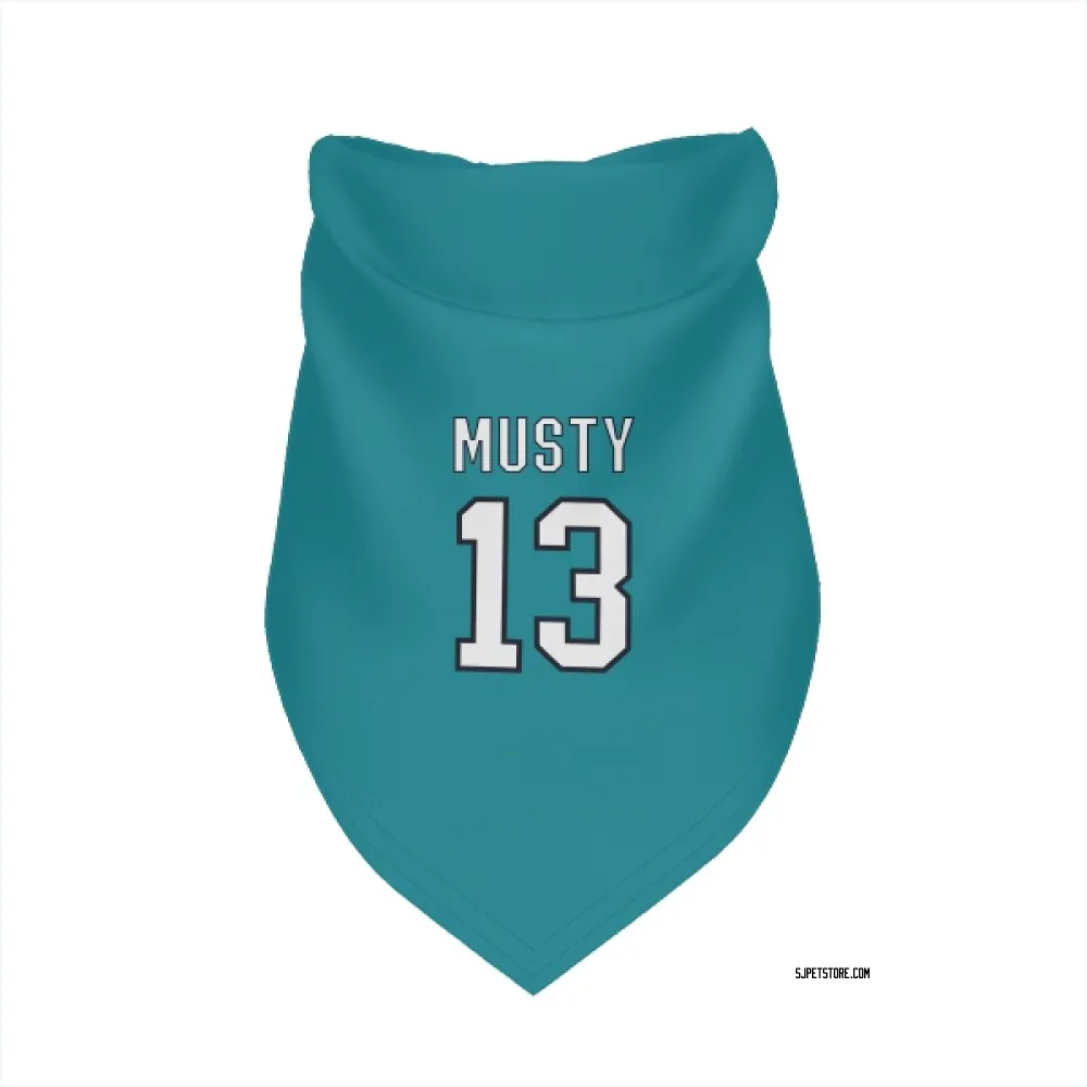 San Jose Sharks Quentin Musty Teal Pet Bandana for Dog & Cat