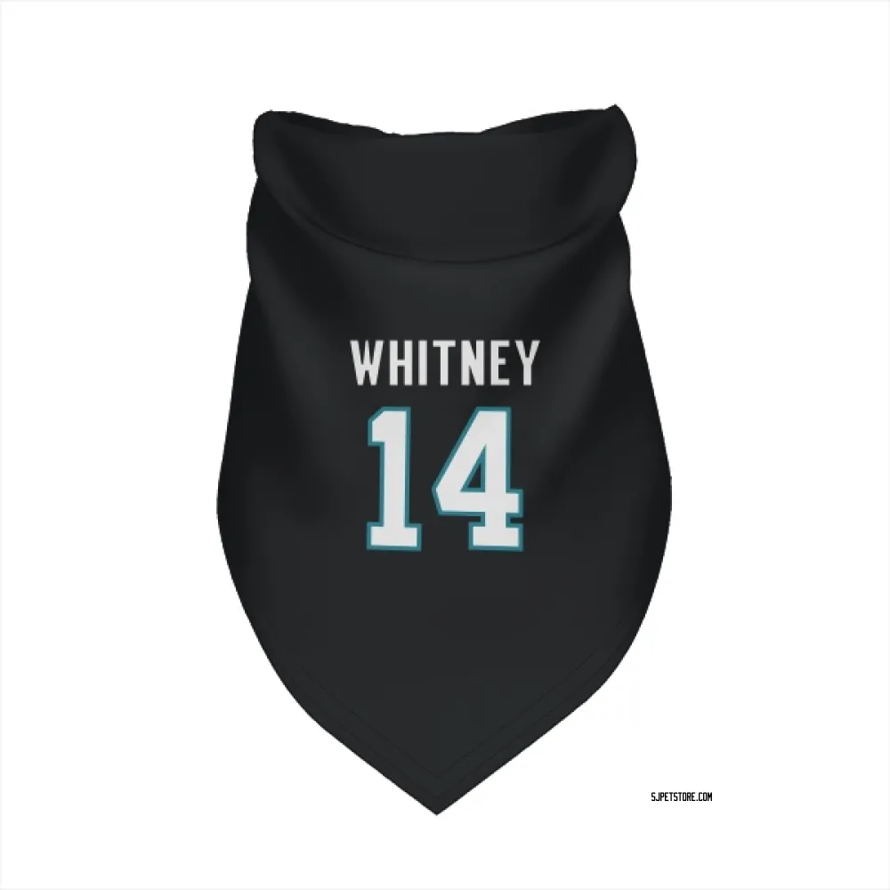 San Jose Sharks Ray Whitney Black Pet Bandana for Dog & Cat