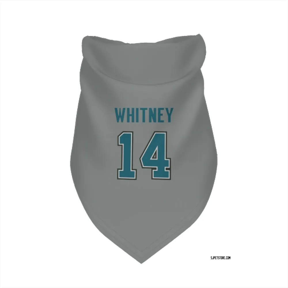 San Jose Sharks Ray Whitney Gray Pet Bandana for Dog & Cat
