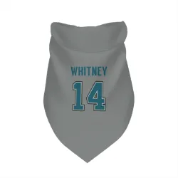 San Jose Sharks Ray Whitney Gray Pet Bandana for Dog & Cat