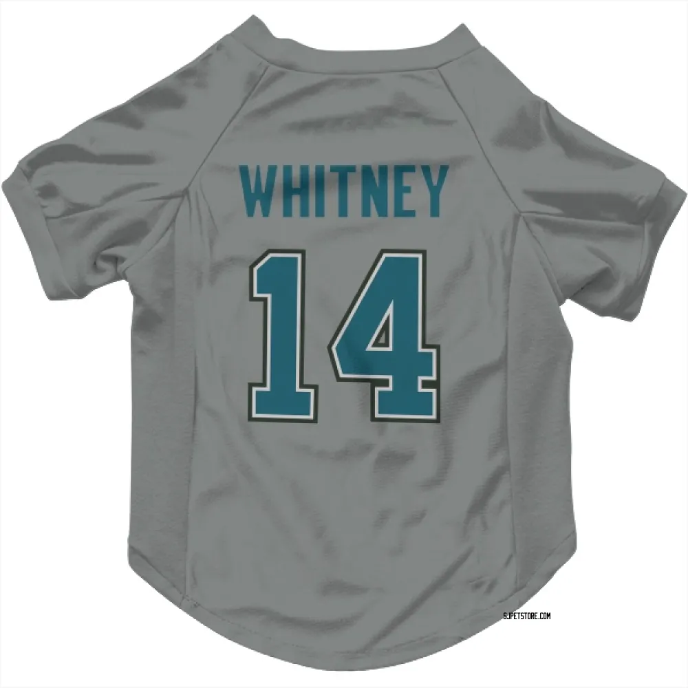 San Jose Sharks Ray Whitney Gray Pet Jersey for Dog & Cat
