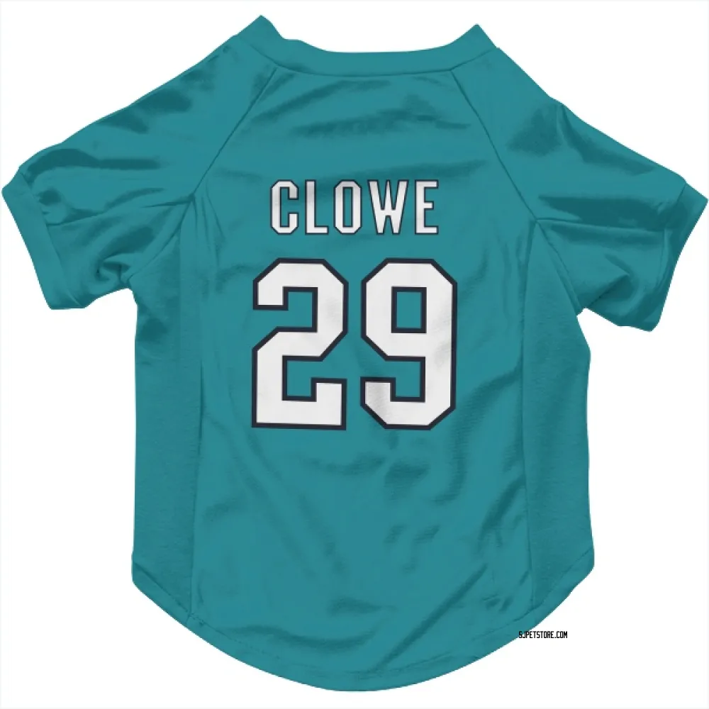 San Jose Sharks Ryane Clowe Teal Pet Jersey for Dog & Cat