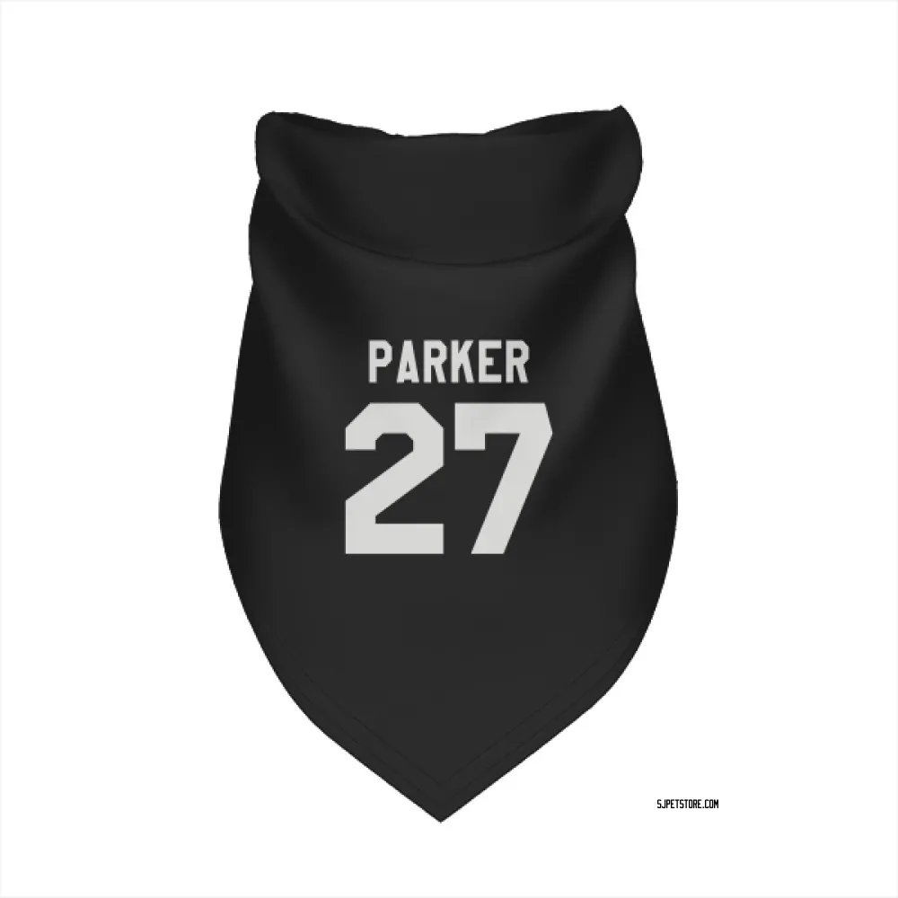 San Jose Sharks Scott Parker Black White Pet Bandana for Dog & Cat