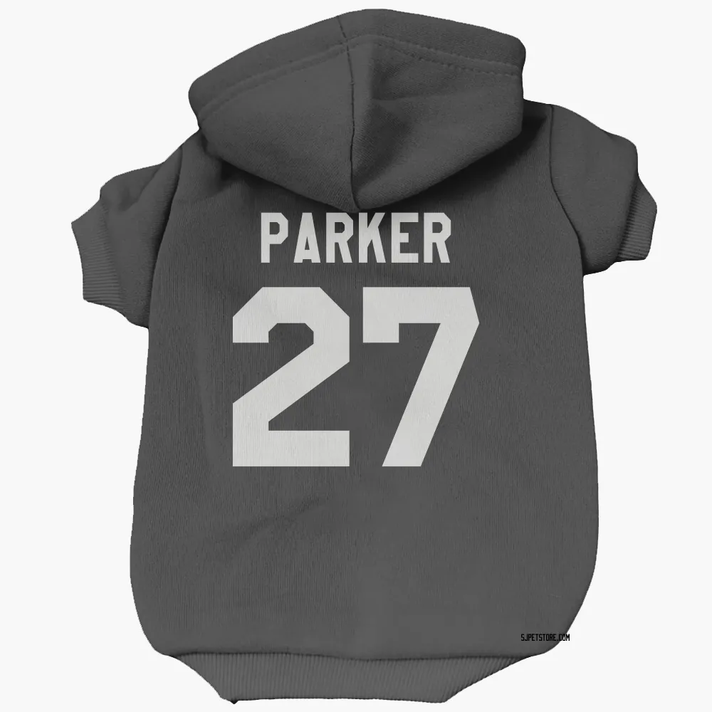 San Jose Sharks Scott Parker Black White Pet Hoodie for Dog & Cat
