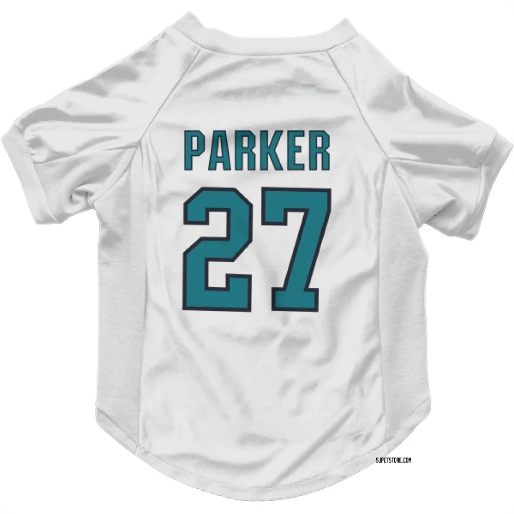 San Jose Sharks Scott Parker White Pet Jersey for Dog & Cat