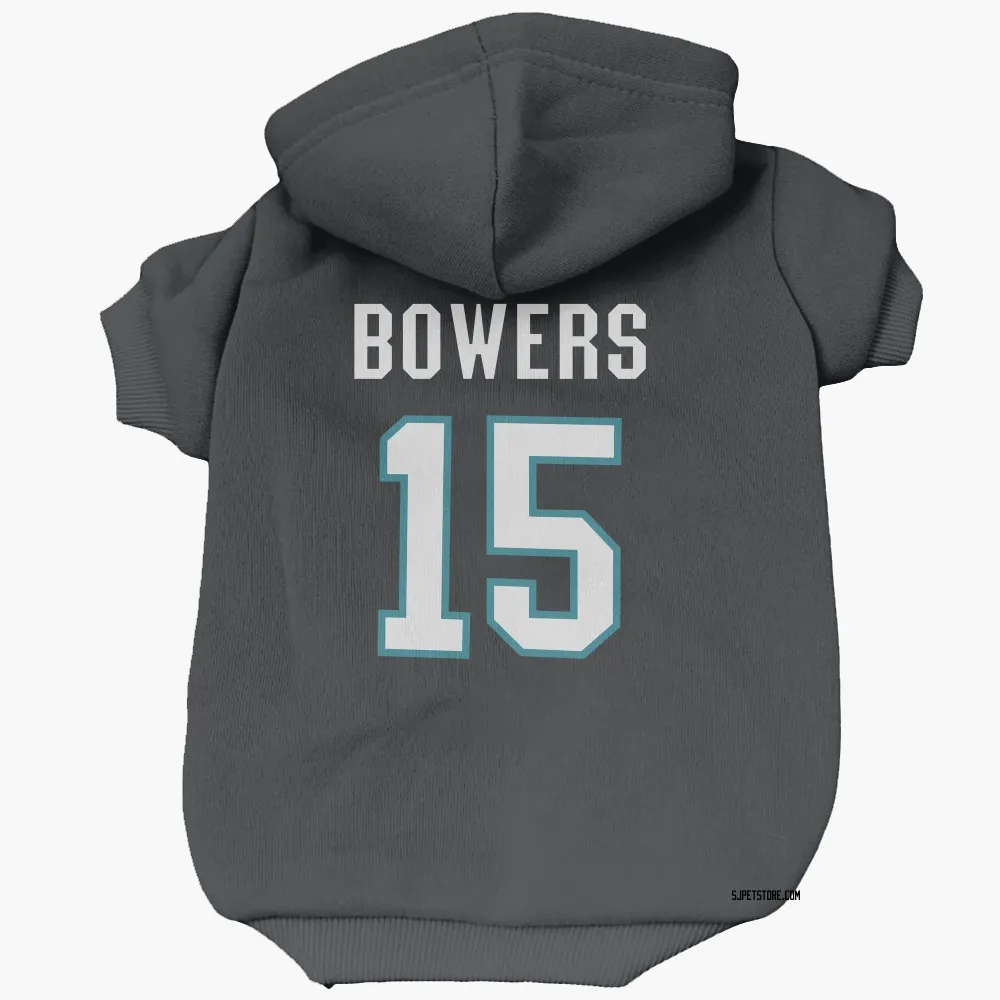 San Jose Sharks Shane Bowers Black Pet Hoodie for Dog & Cat