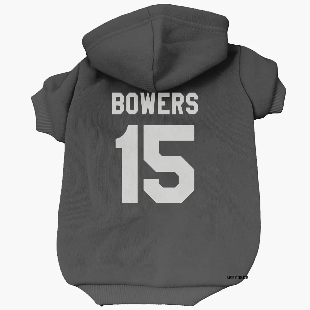 San Jose Sharks Shane Bowers Black White Pet Hoodie for Dog & Cat