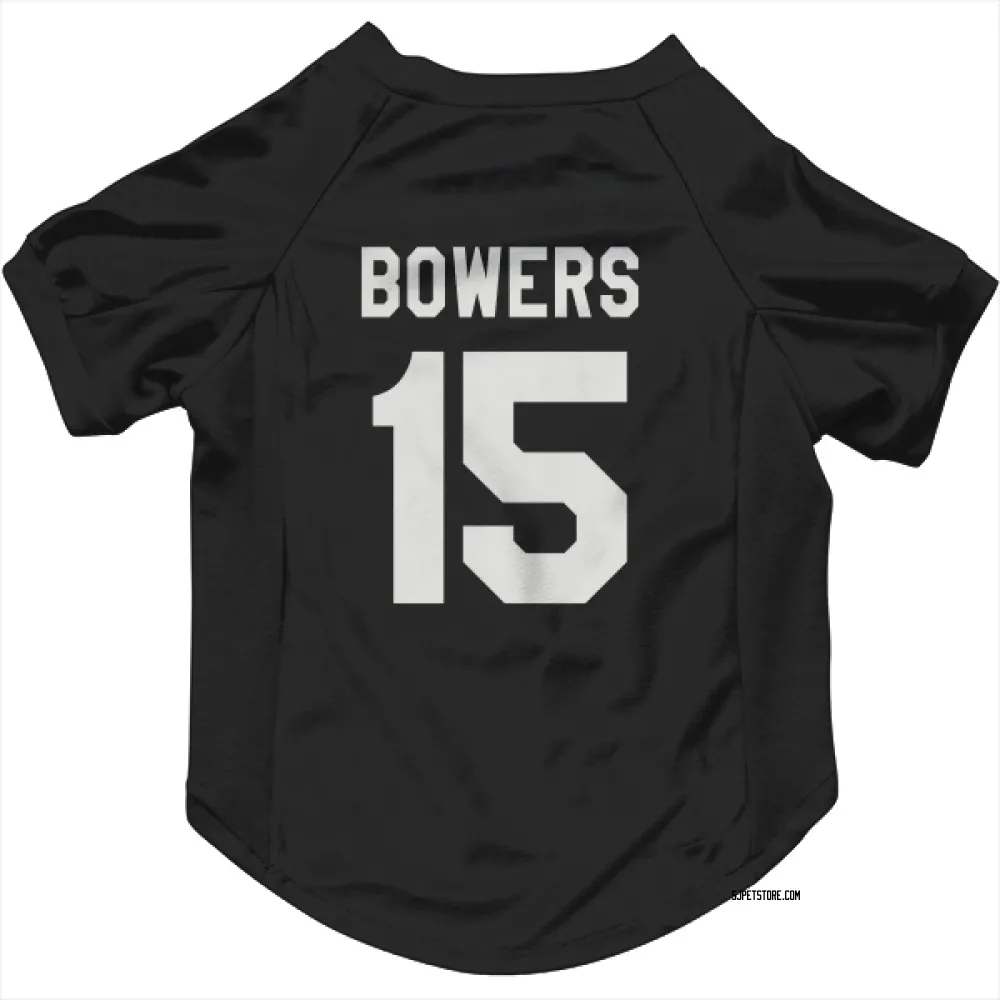 San Jose Sharks Shane Bowers Black White Pet Jersey for Dog & Cat