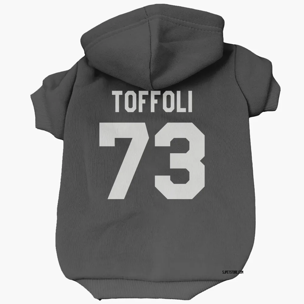 San Jose Sharks Tyler Toffoli Black White Pet Hoodie for Dog & Cat