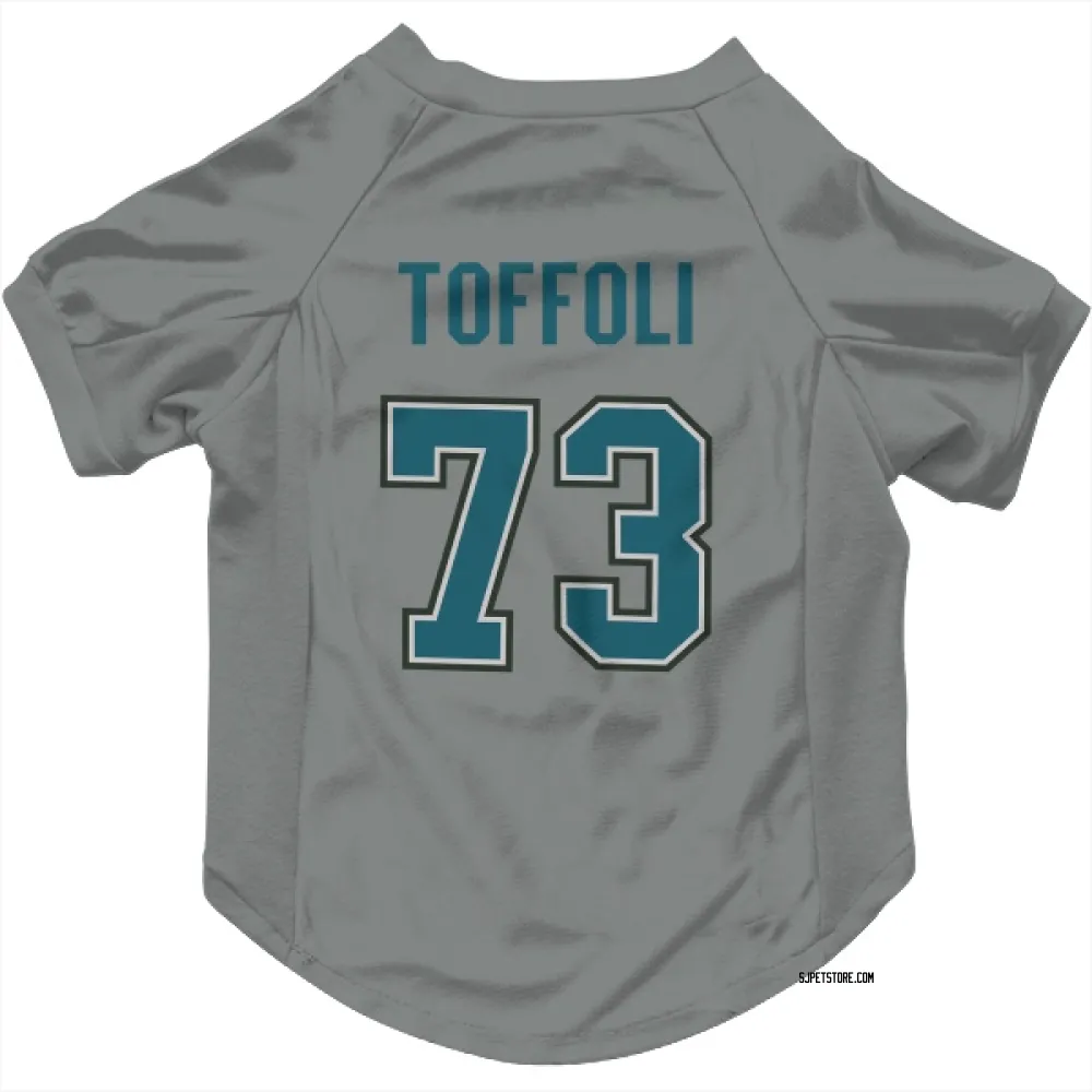 San Jose Sharks Tyler Toffoli Gray Pet Jersey for Dog & Cat