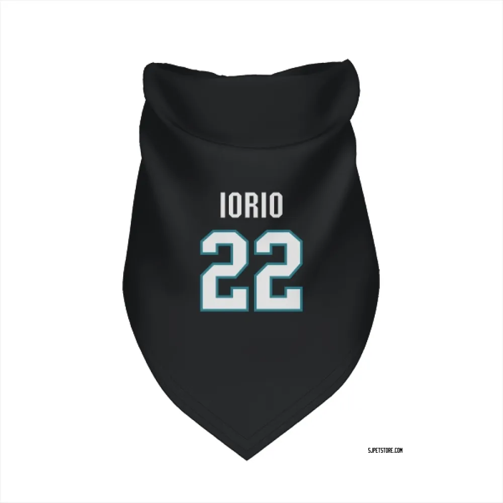 San Jose Sharks Vincent Iorio Black Pet Bandana for Dog & Cat