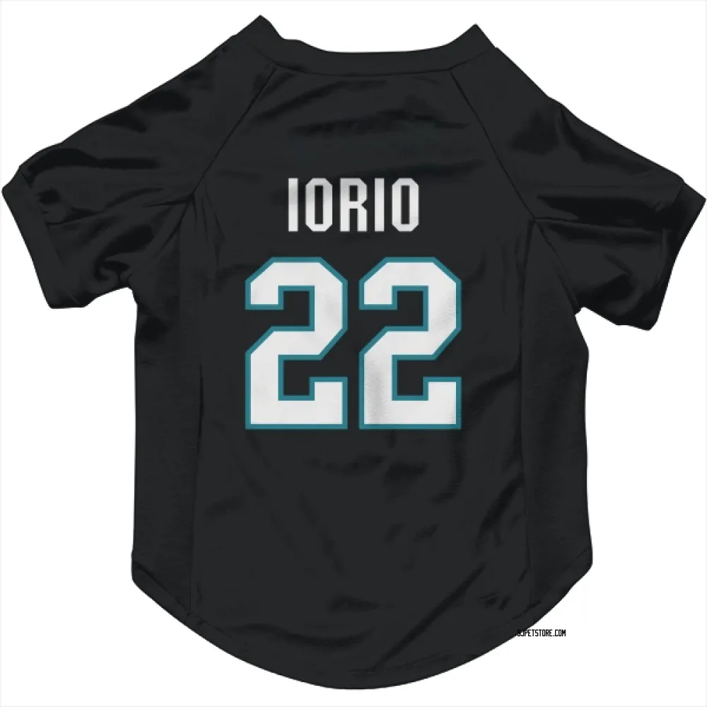 San Jose Sharks Vincent Iorio Black Pet Jersey for Dog & Cat